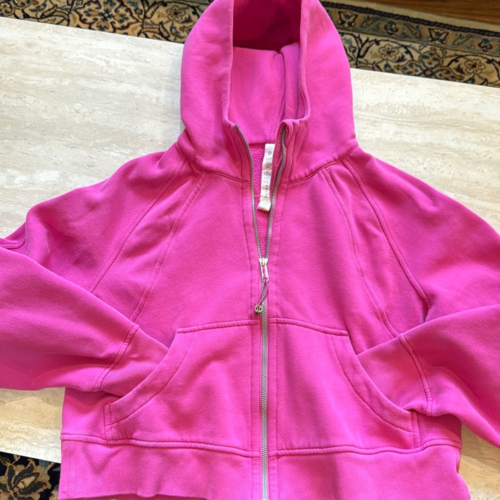 Lululemon Cropped full zip cropped scuba